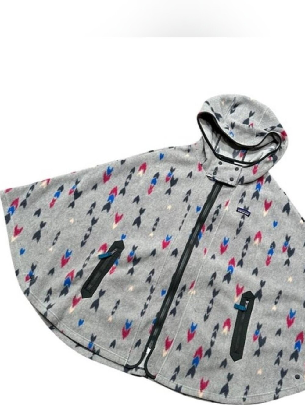 💘 Patagonia Synchilla Fleece Hooded Poncho 💘
